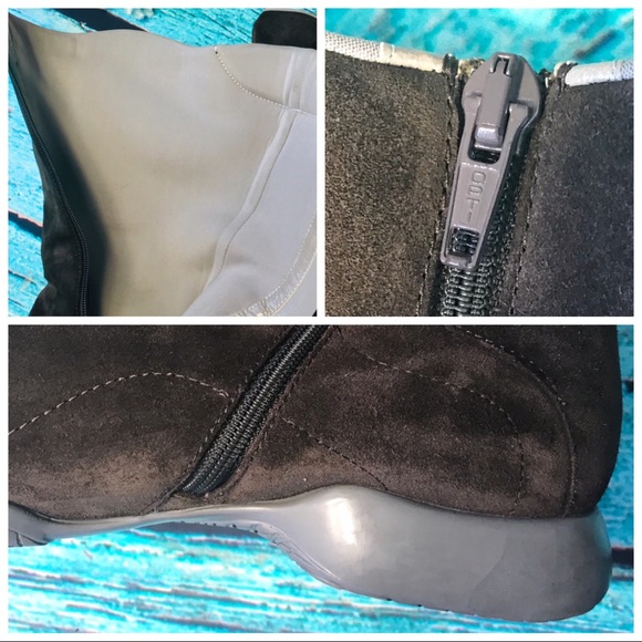 PRADA Sport Dark Brown Suede Winter Mid Boots - Picture 5 of 8